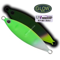 ANGLERS REPUBLIC PALMS Slow Blatt Cast Crater Lake Shore Slow 20g #MSL-263 UV Matte Lime Chart Spotted Glow