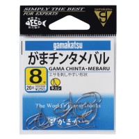 GAMAKATSU Chinta Mebaru Rose [White] #6 (20pcs)