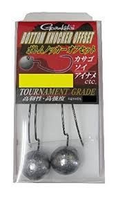 GAMAKATSU Bottom Knocker Offset [NS Black] 14g #1 (4pcs)