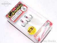 GAMAKATSU Treble 13 FT Feather Tail White x White #8 (2pcs)