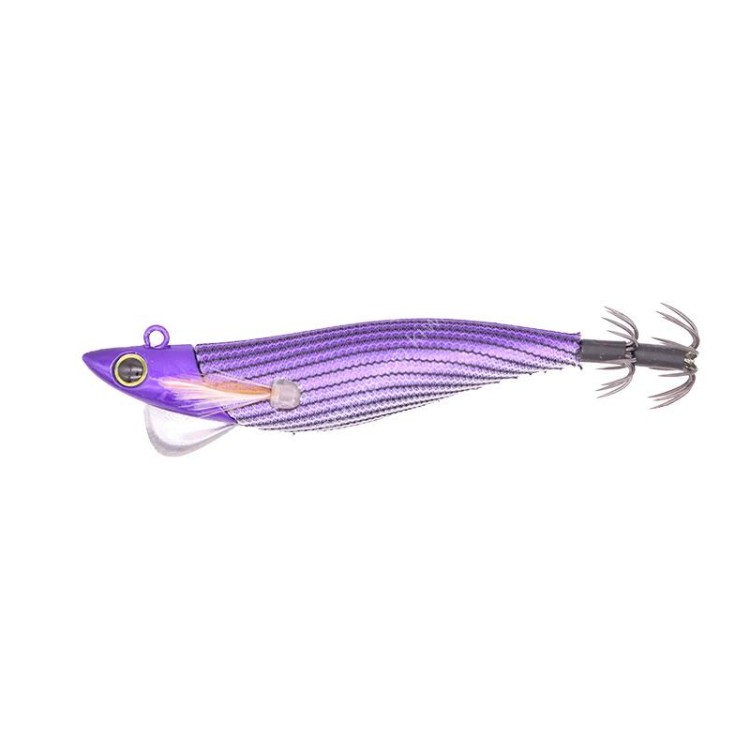 GEECRACK Kachitto Egi Rawhide Purple Smoke 3.5 30g #001 Stripe Purple