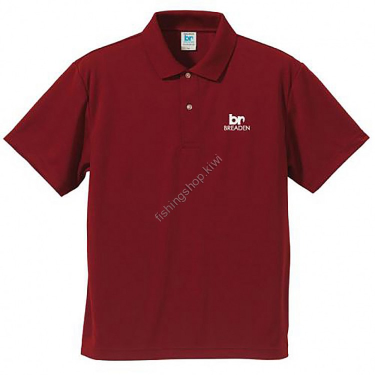 BREADEN COOL POLO br 04 XXL BURGUNDY XXL