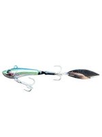 10TEN-FEET UNDER Spin Tail Jig KIII Blade #04 Silver-stripe round herring