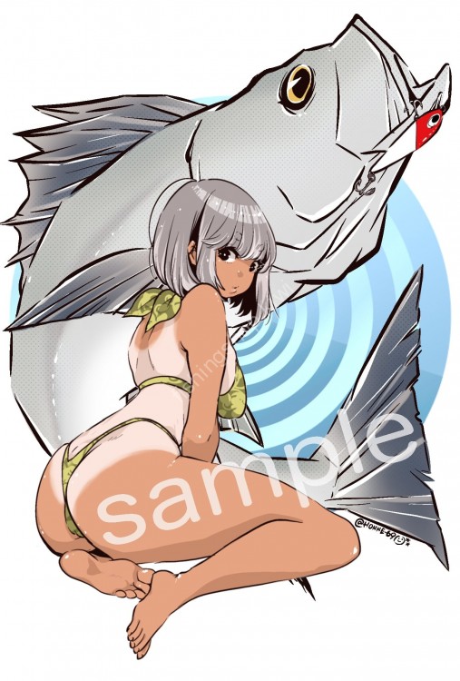 J-LIKE PRODUCT Fish Art Sticker #Seabass