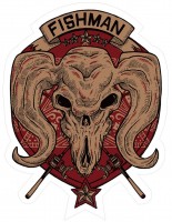 FISHMAN "Diaskull" Sticker