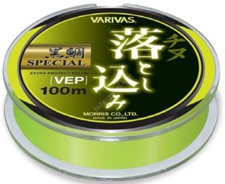 VARIVAS Kurodai Special Otoshikomi VEP [Yellow] 100m #2 (8lb)