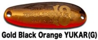 SKAGIT DESIGNS TePPeN Spoon Super Hammered YukaR 5.8g #Gold Black Orange YukaR (G)