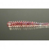 ISSEI UmiTaro Silky Shad 2in # clear red flakes