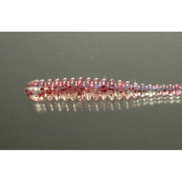 ISSEI UmiTaro Silky Shad 2in # clear red flakes