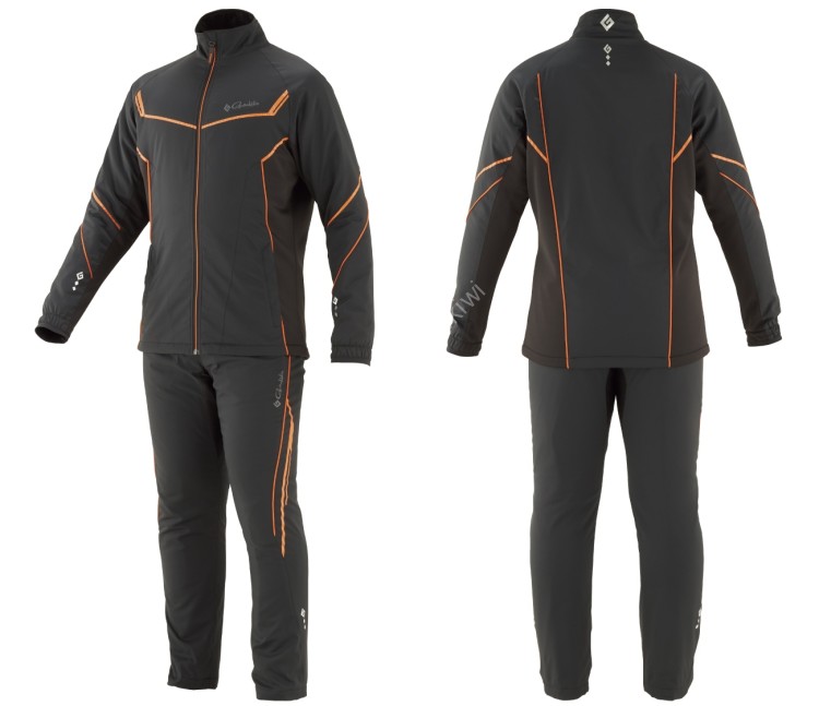 GAMAKATSU GM3613 Orange Label Training Warm Suit (Black x Orange) LL