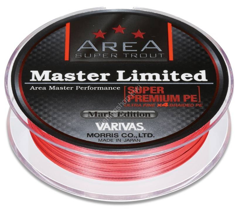 VARIVAS Super Trout Area Master Limited Super Premium PE Mark Edition  [Sight Orange + Black] 75m #0.2 (6.5lb)