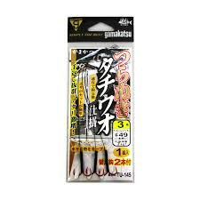 GAMAKATSU Tsunuki Tachiuo Rig [Red] #3 (3pcs)