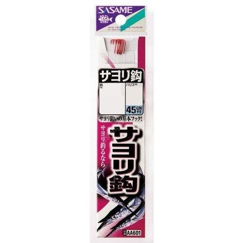 SASAME AA601 Sanori Hook Red with Thread #6 1