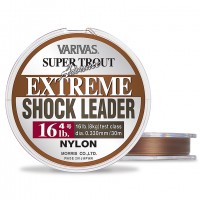 VARIVAS Super Trout Advance Extreme Shock Leader [Nylon] Brown 30m 22lb #6