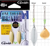 GAMAKATSU 19-385 One Touch Blade For Treble S #Willow Gold