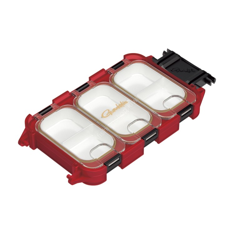 GAMAKATSU GM2484 Quick Case 2 Compartments #Red