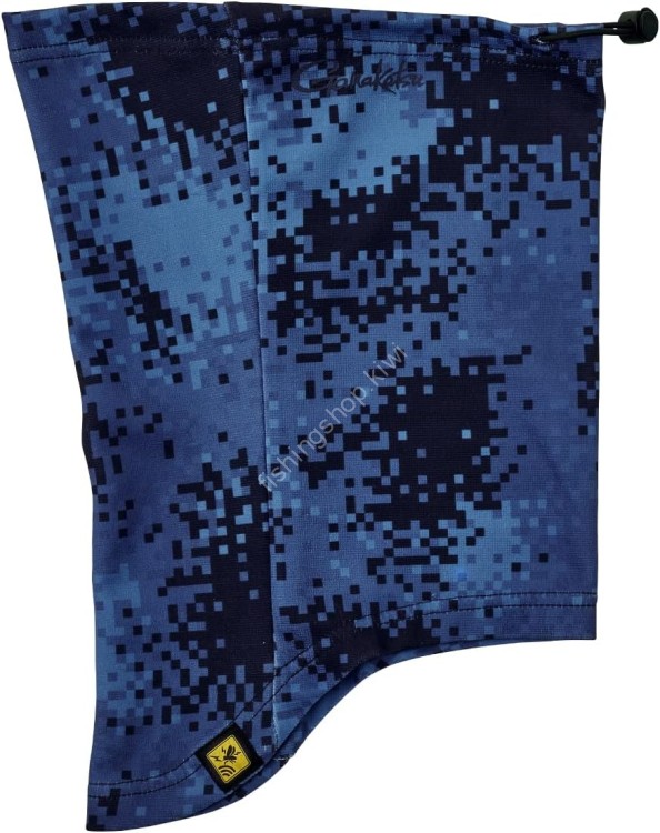 GAMAKATSU GM3708 NFZ Cool Face Cover [Navy Camouflage] Free