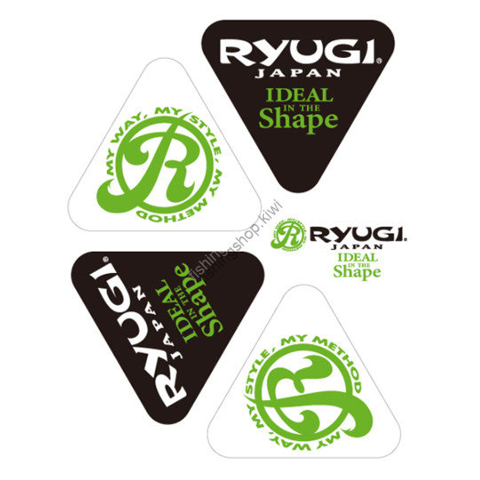 RYUGI AST075 Delta Sticker White / Black