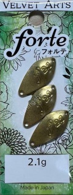 VELVET ARTS Lure Blank Forte 2.1g #Brass Blank 3pcs set
