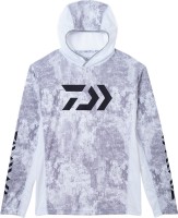 DAIWA DE-3723 Hoodie Game Shirt (Bottom White) L