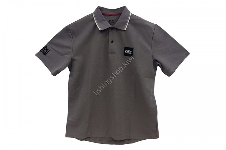 Abu Garcia PURE FISHING JAPAN ABU FLOCKY QUICK DRY POLO SHIRT GREY L L