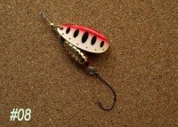 RIVER OLD Satellite. Toopeedo 8.0g #08 Metallic Red・Black Yamame