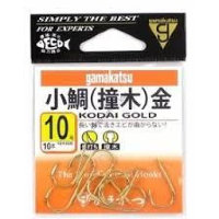 Gamakatsu ROSE KOTAI BARI (Small Sea Bream Hook) (Shumoku) Gold 10