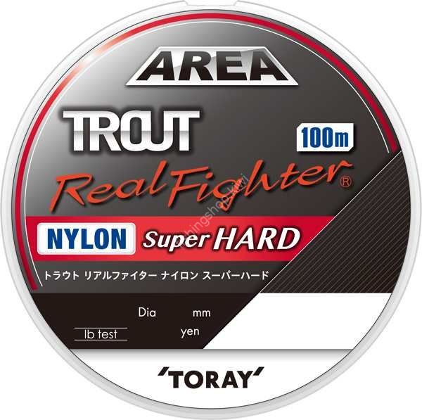 TORAY Area Trout Fighter Nylon Super Hard [Natural] 100m #0.6 (3.5lb)