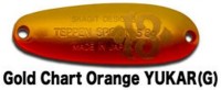 SKAGIT DESIGNS TePPeN Spoon Super Hammered YukaR 5.8g #Gold Chart Orange YukaR (G)
