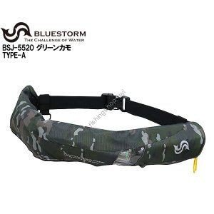 Bluestorm Automatic Inflatable life jacket (waist belt type) BSJ-5520RS green duck (2017)