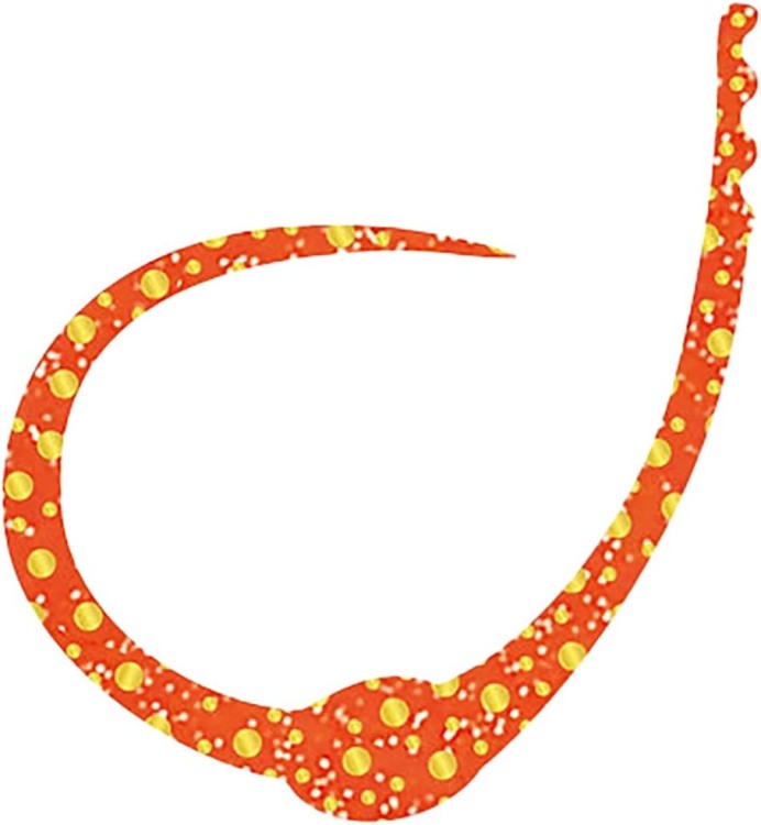 SASA LABO KCSC-02 King Cobra Single Curly #02 Orange Gold Dot