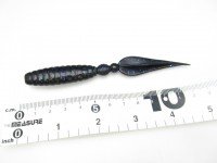 GEECRACK Leaf Shrimp 4.8in # 029 black blue F