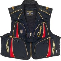 GAMAKATSU GM2324 Gore-Tex Infinium TM Windstopper Short Mesh Vest (Black) L