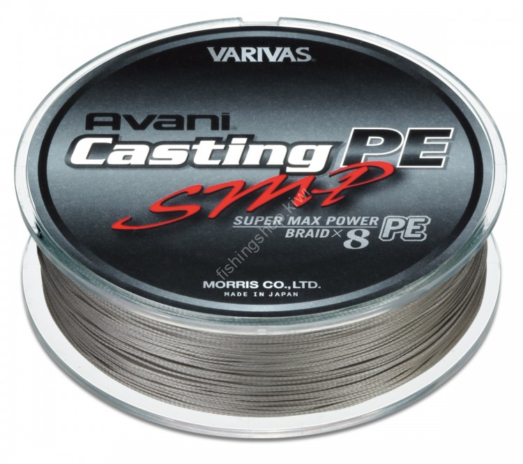 VARIVAS Avani Casting PE SMP [Stealth Gray-Based Marking Line] 300m #6 (90lb)