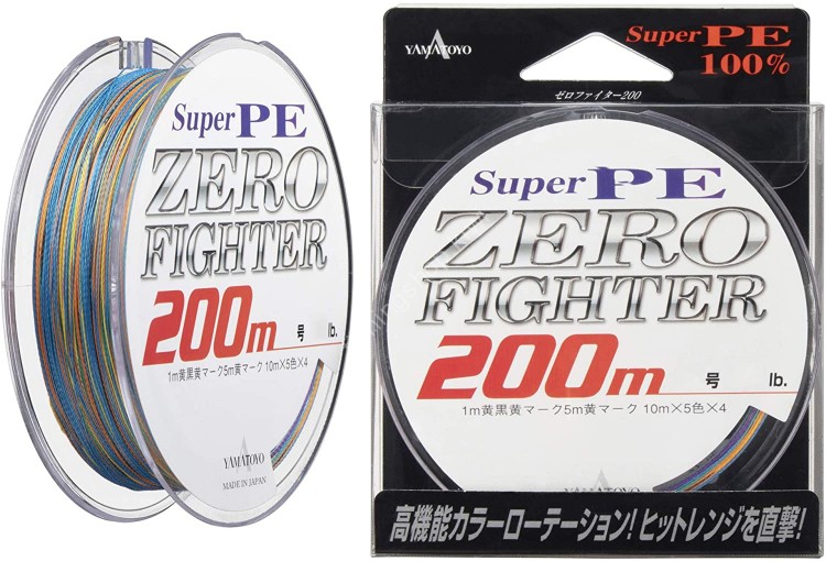 YAMATOYO Super PE Zero Fighter [10m x 5colors] 200m #0.6 (8lb)