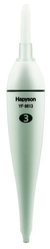 HAPYSON Light Emitting Rubber Top Mini Float YF-8612 [White] #2 13g