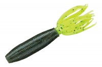 SMITH Gary Yamamoto Fat Ika 92F #363-156 Green Pumpkin / Black & Small Blue Flake-Chartreuse Pepper