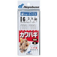 HAYABUSA HD200 Kawahagi Cho Short Leader Bald Hook 3 Set #6-3