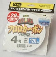 DUEL BIG Fluorocarbon [Clear] 120m #5 (20lb)