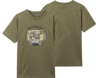 SHIMANO SH-005W Graphic Quick Dry T-shirt Khaki M