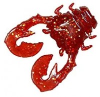 JACKALL Chibi Chinu Crab 1 Red Gold Flakes