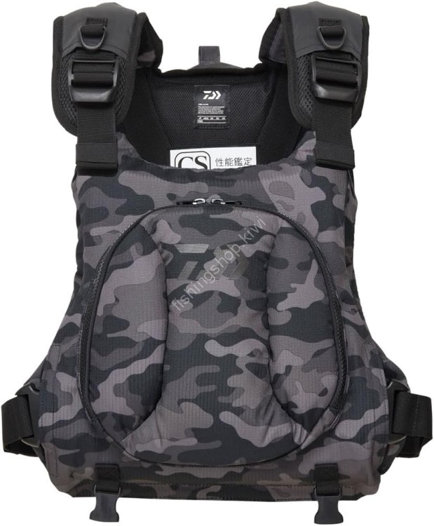 DAIWA DF-6624 PD Game Vest [Black Camo] Free