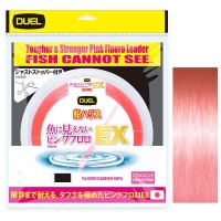 DUEL Fish-Invisible Pink Fluoro EX Boat Leader [Stealth Pink] 100m #3.5 (14lb)