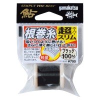 GAMAKATSU Root-wrapped thread Super Slim 19-156 [Black] 100m