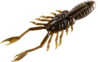 BAIT BREATH eX-Rider Shrimp Jr. 3.5" Finesse Spec #120 Green Pumpkin / Seed