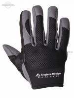 Anglers Design ADG-13 S05 Fingerless Mesh GloveBK L