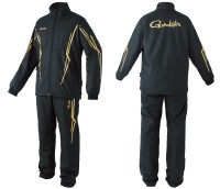 GAMAKATSU GM3682 Windbreaker Suit (Black x Gold) LL