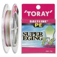 TORAY Salt Line PE Super Eging F4 [3color] 150m #0.6 (10lb)