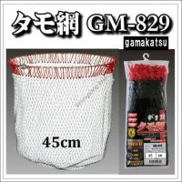 GAMAKATSU GM-829 Gama Iso Tamo Net 45 cm Black / Red