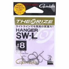 GAMAKATSU Theorize Hanger SW L [Nano Smooth Coat] #8 (8pcs)